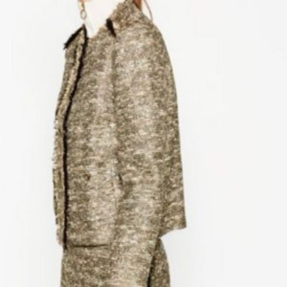 METALLIC FABRIC BLAZER-ref 7980/952 - Picture 3 of 4